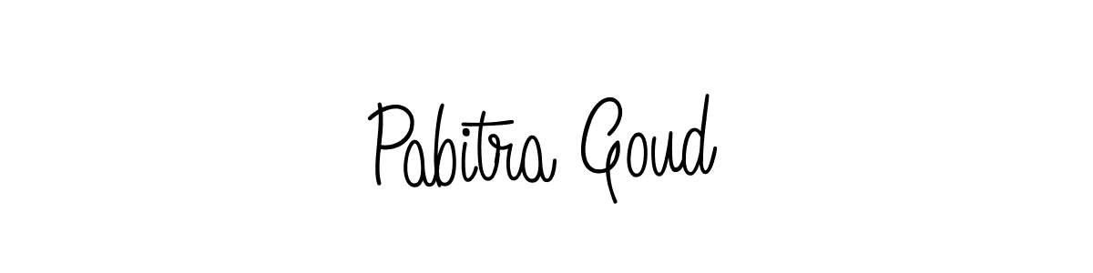 Design your own signature with our free online signature maker. With this signature software, you can create a handwritten (Angelique-Rose-font-FFP) signature for name Pabitra Goud. Pabitra Goud signature style 5 images and pictures png