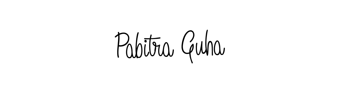 Also we have Pabitra Guha name is the best signature style. Create professional handwritten signature collection using Angelique-Rose-font-FFP autograph style. Pabitra Guha signature style 5 images and pictures png