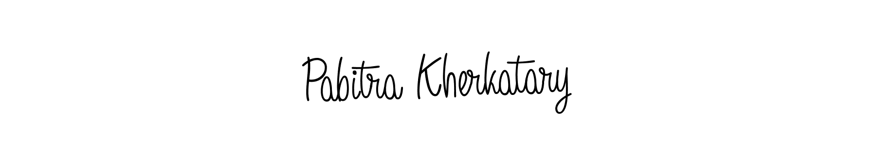 Also we have Pabitra Kherkatary name is the best signature style. Create professional handwritten signature collection using Angelique-Rose-font-FFP autograph style. Pabitra Kherkatary signature style 5 images and pictures png