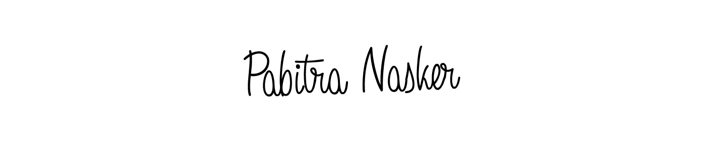 Best and Professional Signature Style for Pabitra Nasker. Angelique-Rose-font-FFP Best Signature Style Collection. Pabitra Nasker signature style 5 images and pictures png
