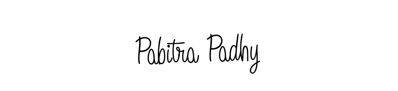 Design your own signature with our free online signature maker. With this signature software, you can create a handwritten (Angelique-Rose-font-FFP) signature for name Pabitra Padhy. Pabitra Padhy signature style 5 images and pictures png