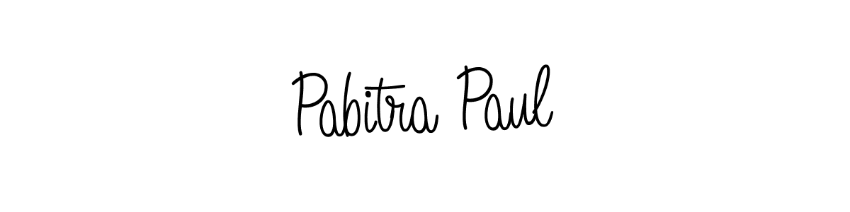 Make a beautiful signature design for name Pabitra Paul. With this signature (Angelique-Rose-font-FFP) style, you can create a handwritten signature for free. Pabitra Paul signature style 5 images and pictures png