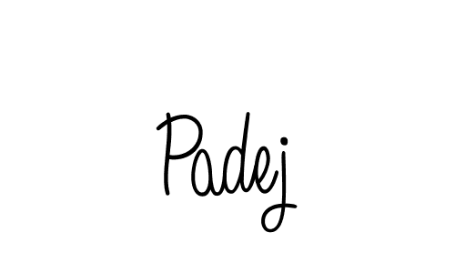 Padej stylish signature style. Best Handwritten Sign (Angelique-Rose-font-FFP) for my name. Handwritten Signature Collection Ideas for my name Padej. Padej signature style 5 images and pictures png