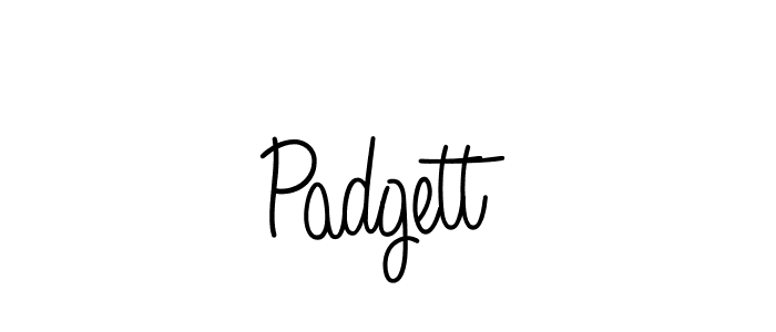 How to make Padgett signature? Angelique-Rose-font-FFP is a professional autograph style. Create handwritten signature for Padgett name. Padgett signature style 5 images and pictures png