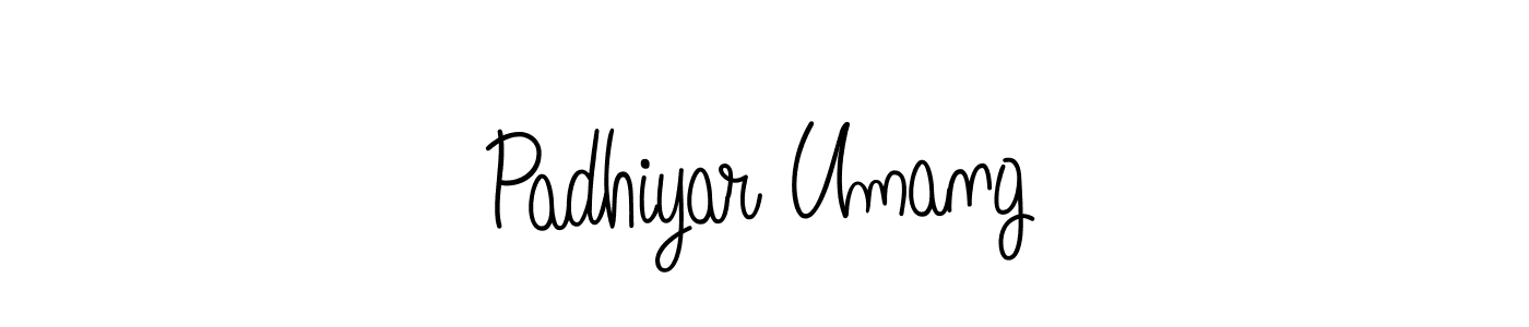 Make a short Padhiyar Umang signature style. Manage your documents anywhere anytime using Angelique-Rose-font-FFP. Create and add eSignatures, submit forms, share and send files easily. Padhiyar Umang signature style 5 images and pictures png