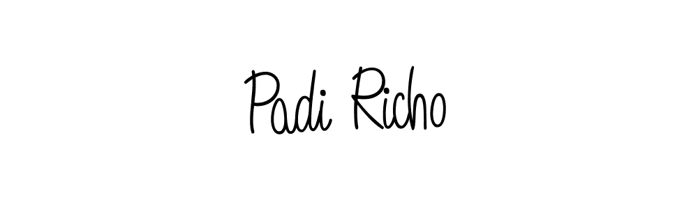 Create a beautiful signature design for name Padi Richo. With this signature (Angelique-Rose-font-FFP) fonts, you can make a handwritten signature for free. Padi Richo signature style 5 images and pictures png
