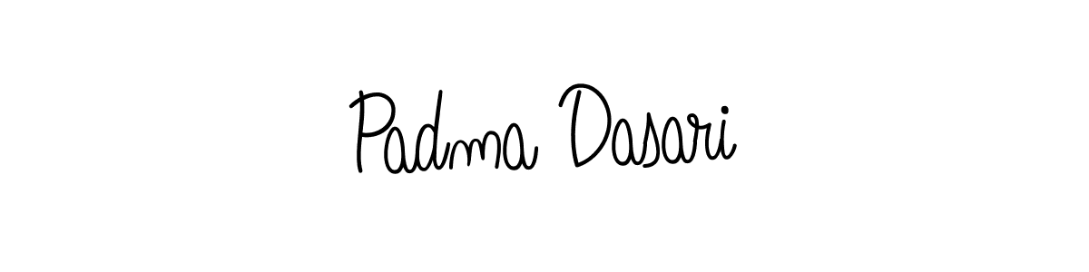 Angelique-Rose-font-FFP is a professional signature style that is perfect for those who want to add a touch of class to their signature. It is also a great choice for those who want to make their signature more unique. Get Padma Dasari name to fancy signature for free. Padma Dasari signature style 5 images and pictures png