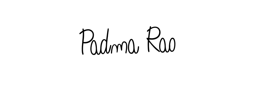 Create a beautiful signature design for name Padma Rao. With this signature (Angelique-Rose-font-FFP) fonts, you can make a handwritten signature for free. Padma Rao signature style 5 images and pictures png