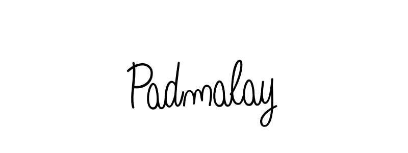 Make a beautiful signature design for name Padmalay. With this signature (Angelique-Rose-font-FFP) style, you can create a handwritten signature for free. Padmalay signature style 5 images and pictures png