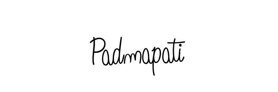 Padmapati stylish signature style. Best Handwritten Sign (Angelique-Rose-font-FFP) for my name. Handwritten Signature Collection Ideas for my name Padmapati. Padmapati signature style 5 images and pictures png