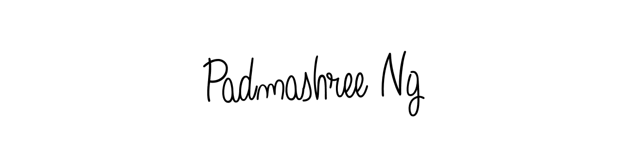 Design your own signature with our free online signature maker. With this signature software, you can create a handwritten (Angelique-Rose-font-FFP) signature for name Padmashree Ng. Padmashree Ng signature style 5 images and pictures png