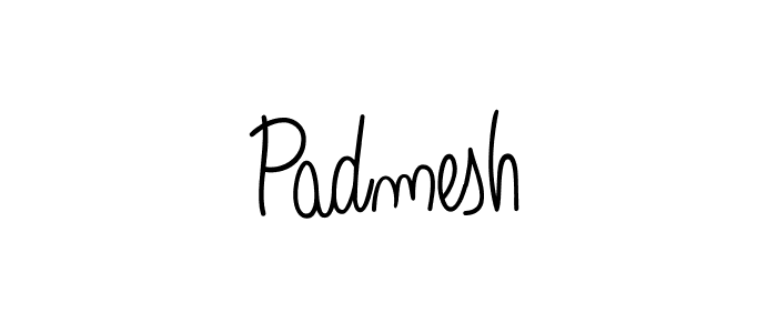 The best way (Angelique-Rose-font-FFP) to make a short signature is to pick only two or three words in your name. The name Padmesh include a total of six letters. For converting this name. Padmesh signature style 5 images and pictures png