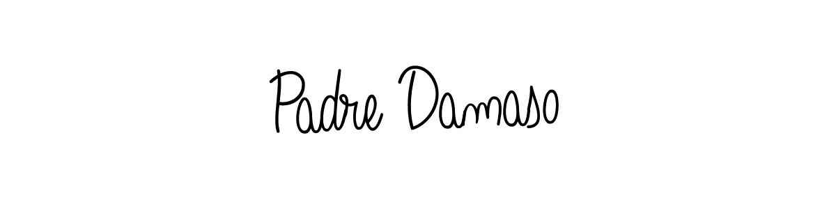 The best way (Angelique-Rose-font-FFP) to make a short signature is to pick only two or three words in your name. The name Padre Damaso include a total of six letters. For converting this name. Padre Damaso signature style 5 images and pictures png