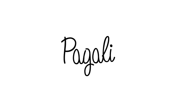 How to make Pagali name signature. Use Angelique-Rose-font-FFP style for creating short signs online. This is the latest handwritten sign. Pagali signature style 5 images and pictures png