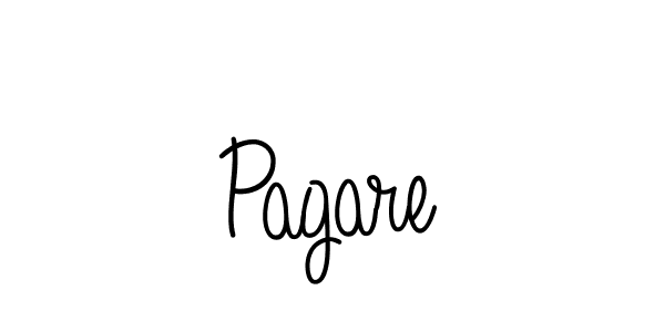 Use a signature maker to create a handwritten signature online. With this signature software, you can design (Angelique-Rose-font-FFP) your own signature for name Pagare. Pagare signature style 5 images and pictures png