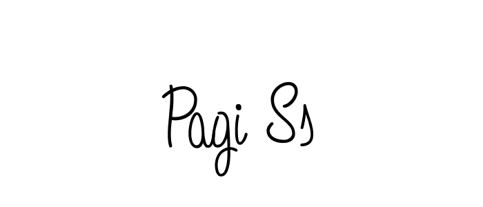 Pagi Ss stylish signature style. Best Handwritten Sign (Angelique-Rose-font-FFP) for my name. Handwritten Signature Collection Ideas for my name Pagi Ss. Pagi Ss signature style 5 images and pictures png