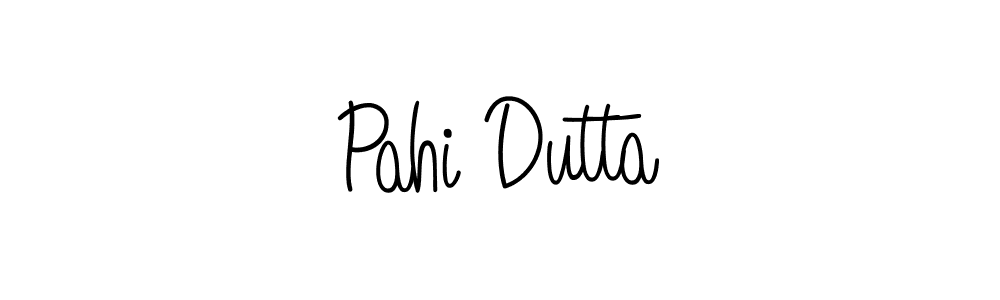 How to make Pahi Dutta name signature. Use Angelique-Rose-font-FFP style for creating short signs online. This is the latest handwritten sign. Pahi Dutta signature style 5 images and pictures png