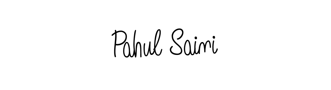 How to make Pahul Saini signature? Angelique-Rose-font-FFP is a professional autograph style. Create handwritten signature for Pahul Saini name. Pahul Saini signature style 5 images and pictures png