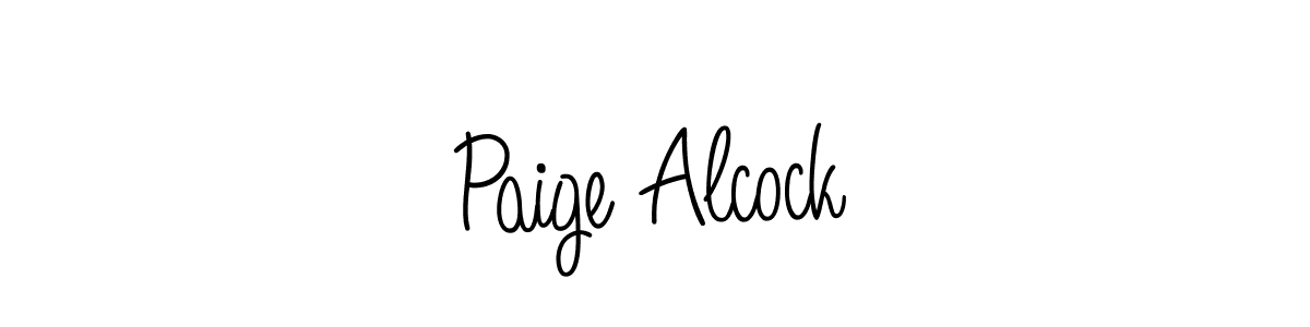 Here are the top 10 professional signature styles for the name Paige Alcock. These are the best autograph styles you can use for your name. Paige Alcock signature style 5 images and pictures png