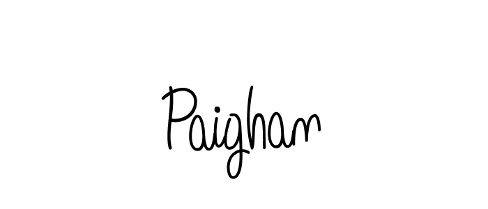 Also we have Paighan name is the best signature style. Create professional handwritten signature collection using Angelique-Rose-font-FFP autograph style. Paighan signature style 5 images and pictures png