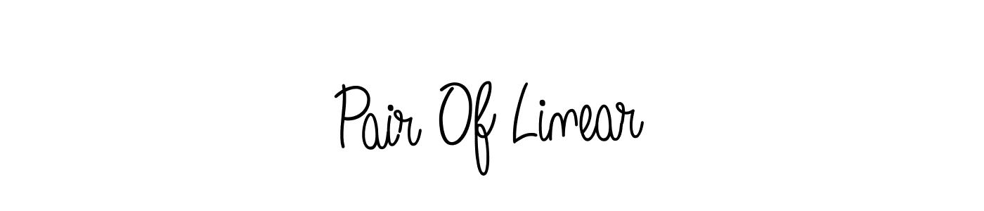 You should practise on your own different ways (Angelique-Rose-font-FFP) to write your name (Pair Of Linear) in signature. don't let someone else do it for you. Pair Of Linear signature style 5 images and pictures png