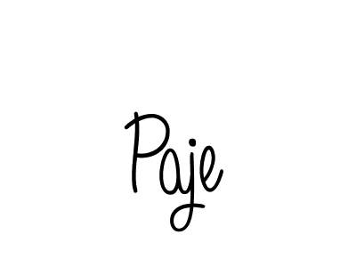 How to make Paje name signature. Use Angelique-Rose-font-FFP style for creating short signs online. This is the latest handwritten sign. Paje signature style 5 images and pictures png