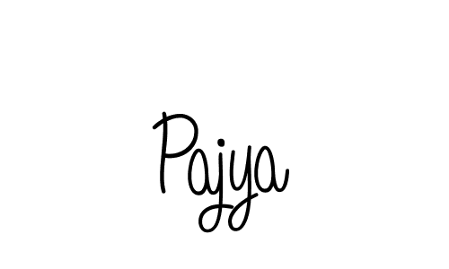 Make a beautiful signature design for name Pajya. Use this online signature maker to create a handwritten signature for free. Pajya signature style 5 images and pictures png