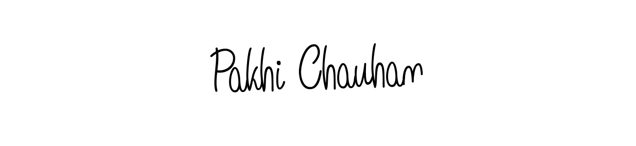 Also we have Pakhi Chauhan name is the best signature style. Create professional handwritten signature collection using Angelique-Rose-font-FFP autograph style. Pakhi Chauhan signature style 5 images and pictures png