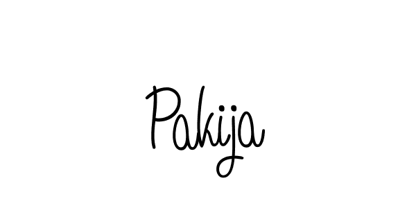 Also we have Pakija name is the best signature style. Create professional handwritten signature collection using Angelique-Rose-font-FFP autograph style. Pakija signature style 5 images and pictures png