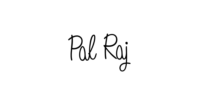Use a signature maker to create a handwritten signature online. With this signature software, you can design (Angelique-Rose-font-FFP) your own signature for name Pal Raj. Pal Raj signature style 5 images and pictures png