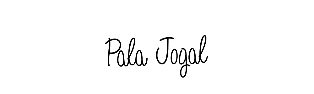 Use a signature maker to create a handwritten signature online. With this signature software, you can design (Angelique-Rose-font-FFP) your own signature for name Pala Jogal. Pala Jogal signature style 5 images and pictures png