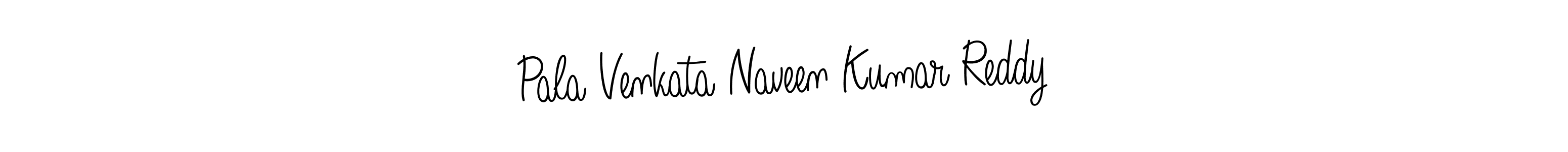 if you are searching for the best signature style for your name Pala Venkata Naveen Kumar Reddy. so please give up your signature search. here we have designed multiple signature styles  using Angelique-Rose-font-FFP. Pala Venkata Naveen Kumar Reddy signature style 5 images and pictures png