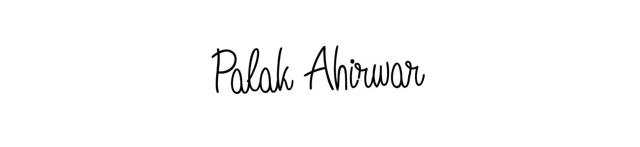 How to make Palak Ahirwar name signature. Use Angelique-Rose-font-FFP style for creating short signs online. This is the latest handwritten sign. Palak Ahirwar signature style 5 images and pictures png