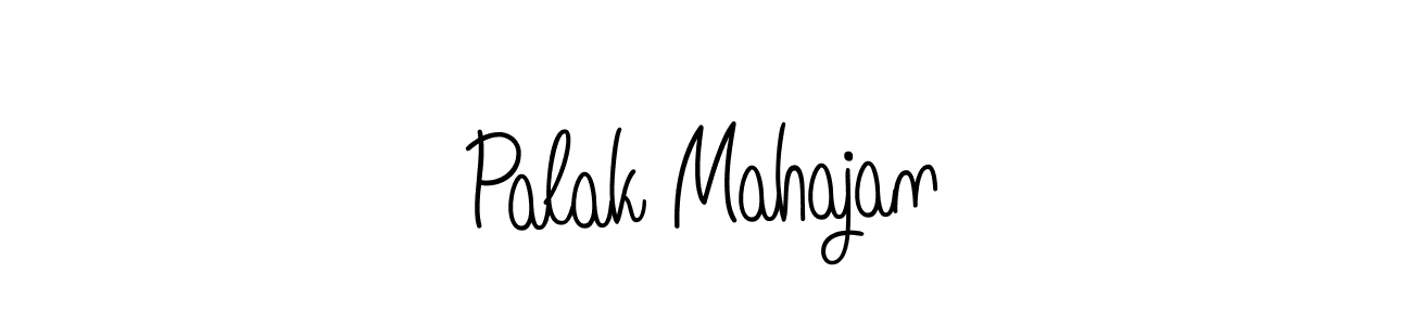 Make a beautiful signature design for name Palak Mahajan. With this signature (Angelique-Rose-font-FFP) style, you can create a handwritten signature for free. Palak Mahajan signature style 5 images and pictures png