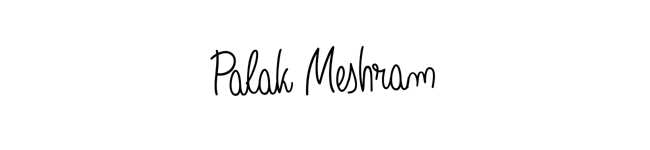 Design your own signature with our free online signature maker. With this signature software, you can create a handwritten (Angelique-Rose-font-FFP) signature for name Palak Meshram. Palak Meshram signature style 5 images and pictures png