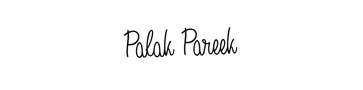 You should practise on your own different ways (Angelique-Rose-font-FFP) to write your name (Palak Pareek) in signature. don't let someone else do it for you. Palak Pareek signature style 5 images and pictures png