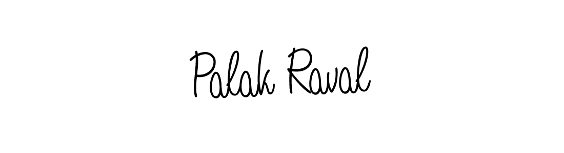 Create a beautiful signature design for name Palak Raval. With this signature (Angelique-Rose-font-FFP) fonts, you can make a handwritten signature for free. Palak Raval signature style 5 images and pictures png