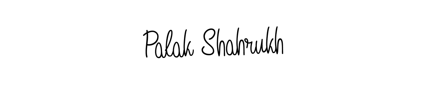 How to Draw Palak Shahrukh signature style? Angelique-Rose-font-FFP is a latest design signature styles for name Palak Shahrukh. Palak Shahrukh signature style 5 images and pictures png