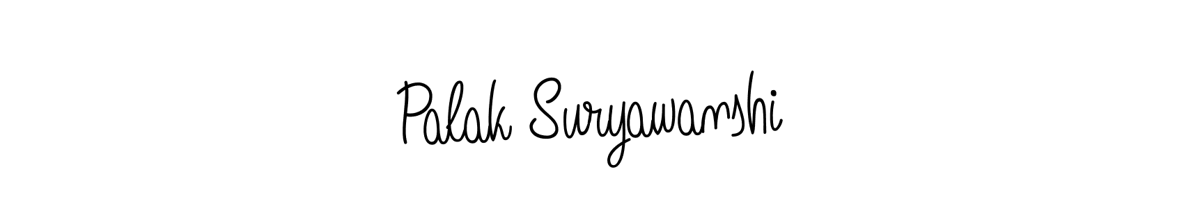 How to make Palak Suryawanshi signature? Angelique-Rose-font-FFP is a professional autograph style. Create handwritten signature for Palak Suryawanshi name. Palak Suryawanshi signature style 5 images and pictures png