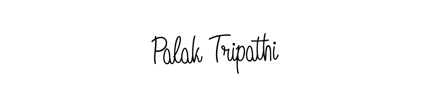 Use a signature maker to create a handwritten signature online. With this signature software, you can design (Angelique-Rose-font-FFP) your own signature for name Palak Tripathi. Palak Tripathi signature style 5 images and pictures png