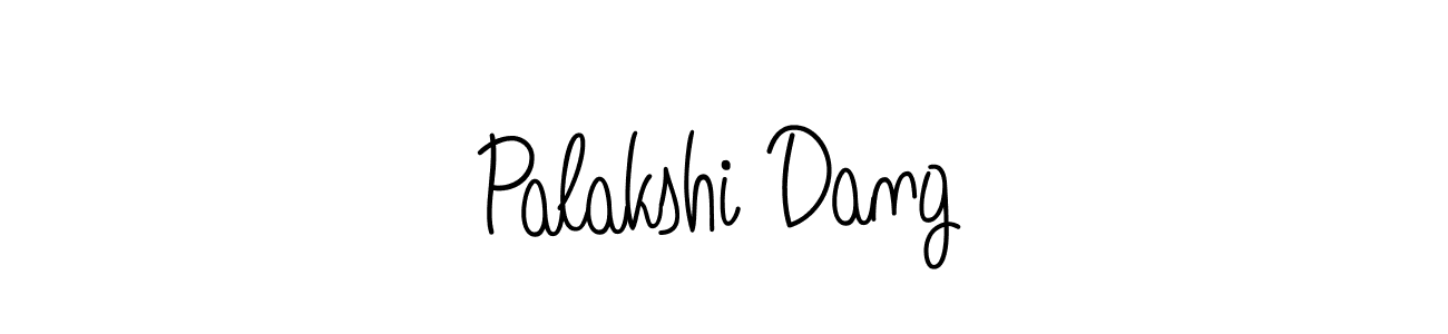 Make a beautiful signature design for name Palakshi Dang. With this signature (Angelique-Rose-font-FFP) style, you can create a handwritten signature for free. Palakshi Dang signature style 5 images and pictures png