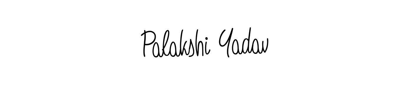 Design your own signature with our free online signature maker. With this signature software, you can create a handwritten (Angelique-Rose-font-FFP) signature for name Palakshi Yadav. Palakshi Yadav signature style 5 images and pictures png