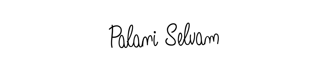 Design your own signature with our free online signature maker. With this signature software, you can create a handwritten (Angelique-Rose-font-FFP) signature for name Palani Selvam. Palani Selvam signature style 5 images and pictures png