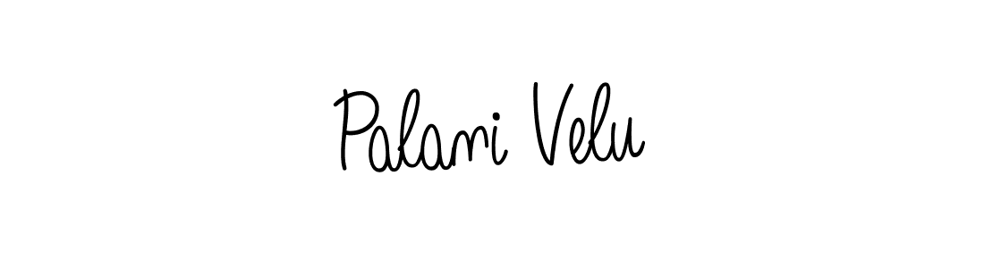 The best way (Angelique-Rose-font-FFP) to make a short signature is to pick only two or three words in your name. The name Palani Velu include a total of six letters. For converting this name. Palani Velu signature style 5 images and pictures png