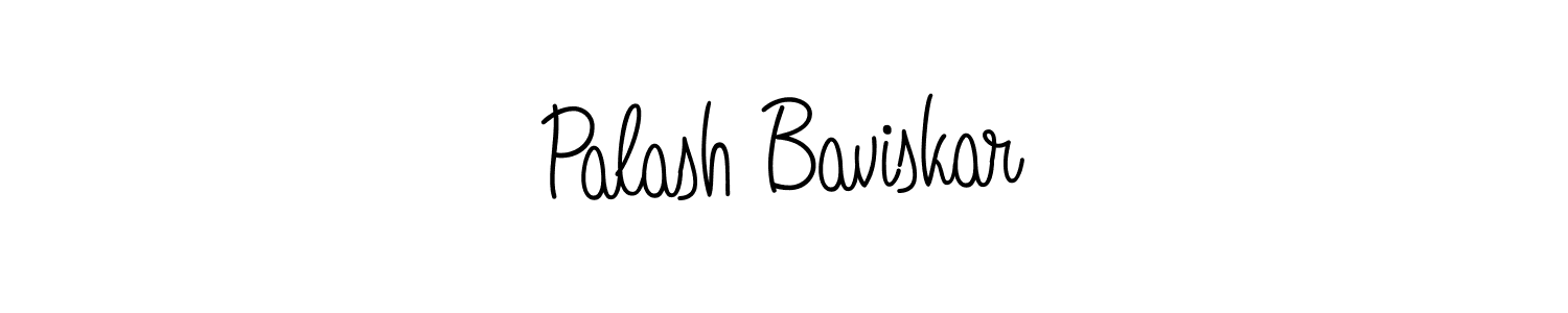 You should practise on your own different ways (Angelique-Rose-font-FFP) to write your name (Palash Baviskar) in signature. don't let someone else do it for you. Palash Baviskar signature style 5 images and pictures png