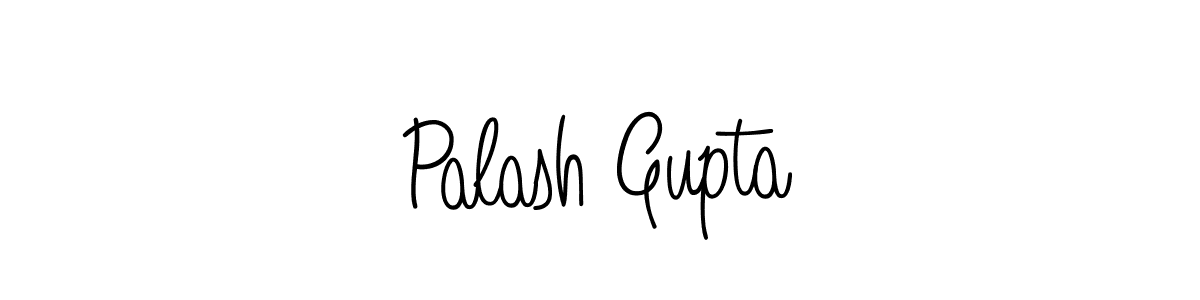 How to make Palash Gupta name signature. Use Angelique-Rose-font-FFP style for creating short signs online. This is the latest handwritten sign. Palash Gupta signature style 5 images and pictures png