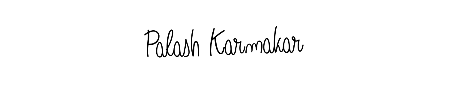 Palash Karmakar stylish signature style. Best Handwritten Sign (Angelique-Rose-font-FFP) for my name. Handwritten Signature Collection Ideas for my name Palash Karmakar. Palash Karmakar signature style 5 images and pictures png