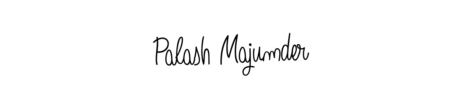 Use a signature maker to create a handwritten signature online. With this signature software, you can design (Angelique-Rose-font-FFP) your own signature for name Palash Majumder. Palash Majumder signature style 5 images and pictures png