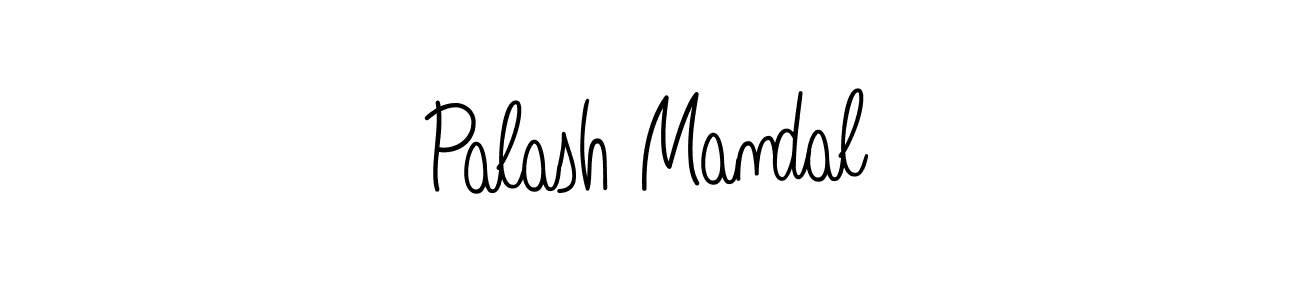 Use a signature maker to create a handwritten signature online. With this signature software, you can design (Angelique-Rose-font-FFP) your own signature for name Palash Mandal. Palash Mandal signature style 5 images and pictures png