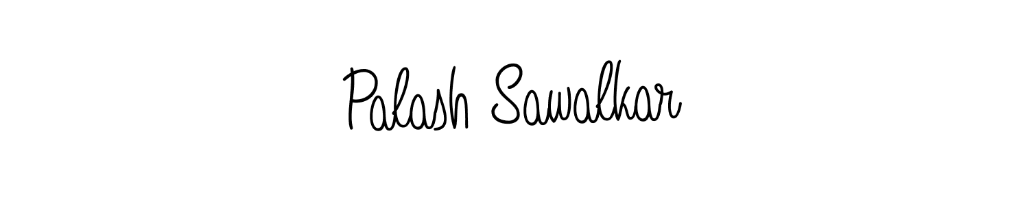 Palash Sawalkar stylish signature style. Best Handwritten Sign (Angelique-Rose-font-FFP) for my name. Handwritten Signature Collection Ideas for my name Palash Sawalkar. Palash Sawalkar signature style 5 images and pictures png